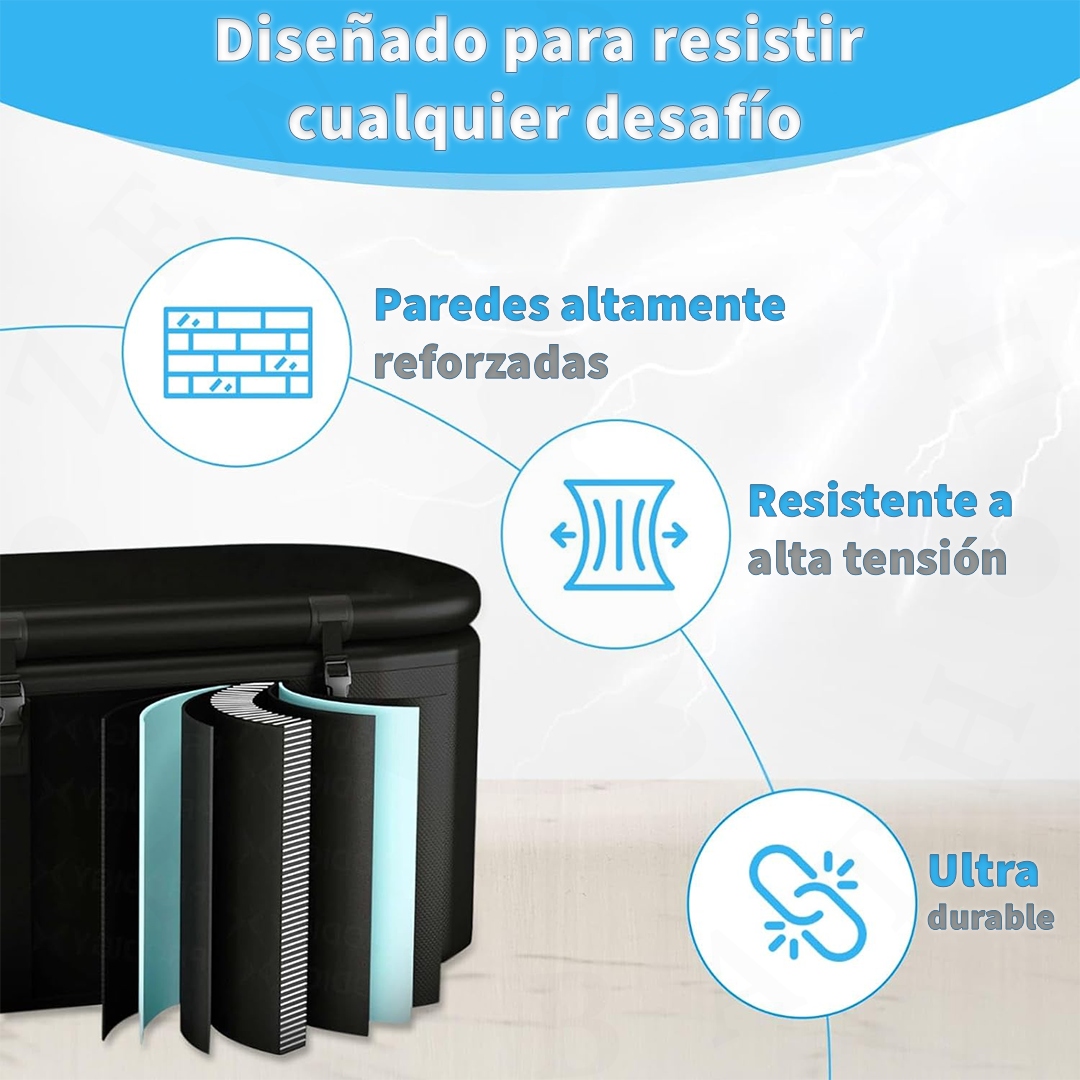 beneficio baños de hielo tinas frias portatiles recuperacion deportiva