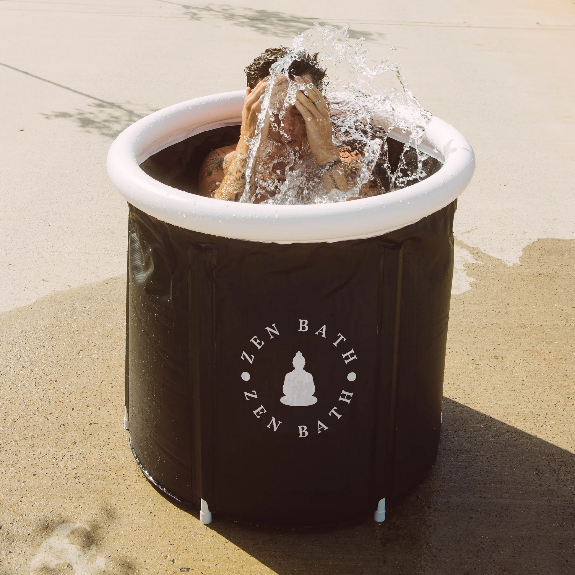tina inflable ice bath baño de hielo terapia de frio